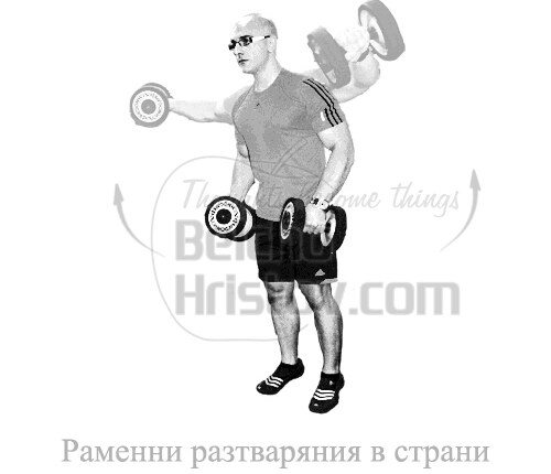 Раменни разтваряния встрани от тялото