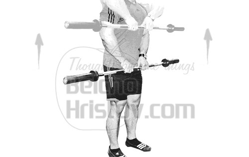 Издърпване на щанга до брадичката | Хеликоптер