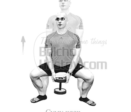 Суму клек (Балетен клек) с дъмбел