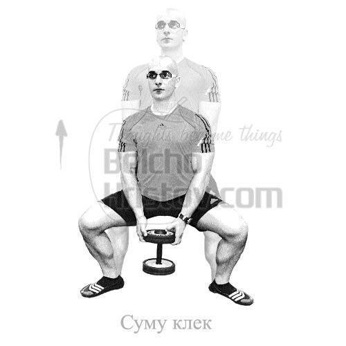 Суму клек (Балетен клек) с дъмбел