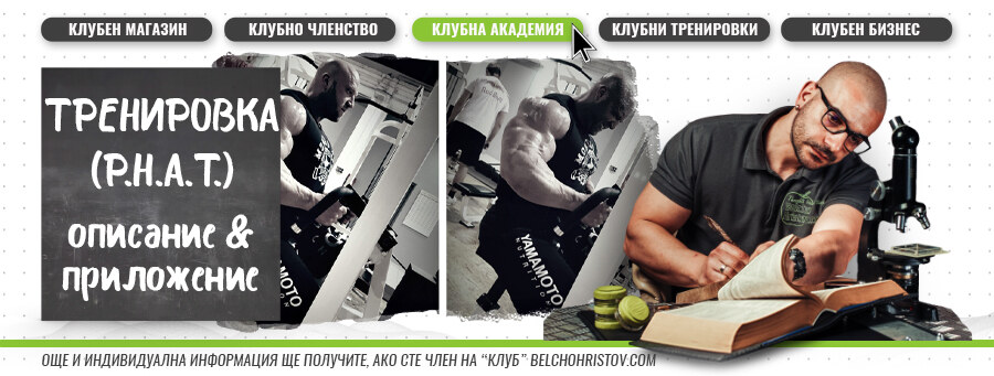 Силно хипертрофична адаптивна тренировка (P.H.A.T.) – описание, действие, ползи и приложение